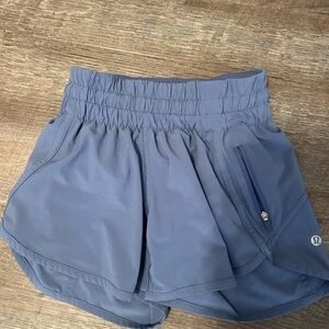 Purple lululemon shorts